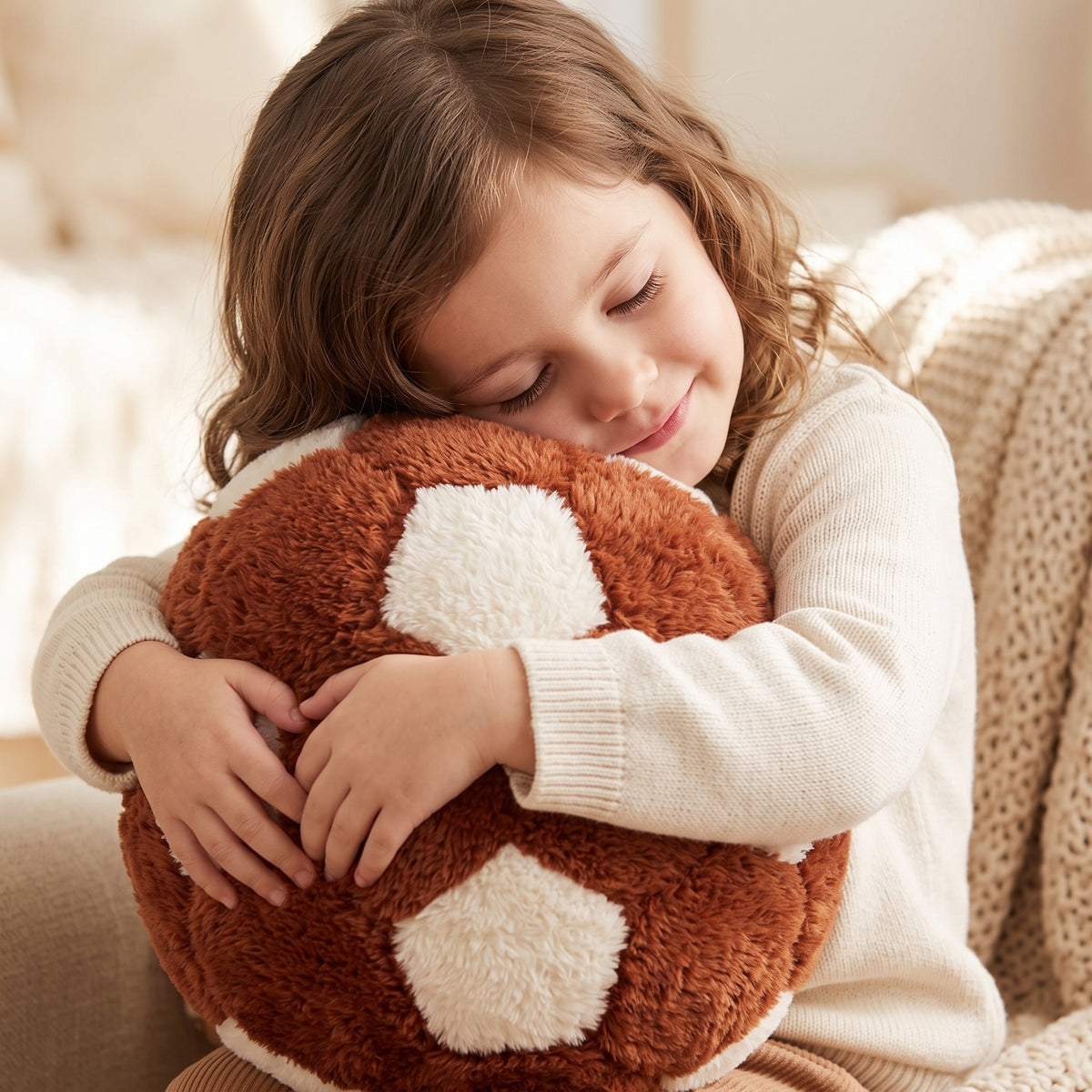 CozyFur Decor Ball (Havana - White)