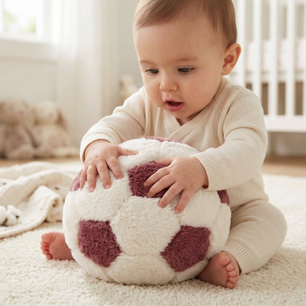 Cozy Sensory Ball (White - Cashmere)