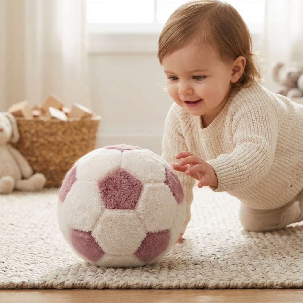 Cozy Sensory Ball (White - Cashmere)