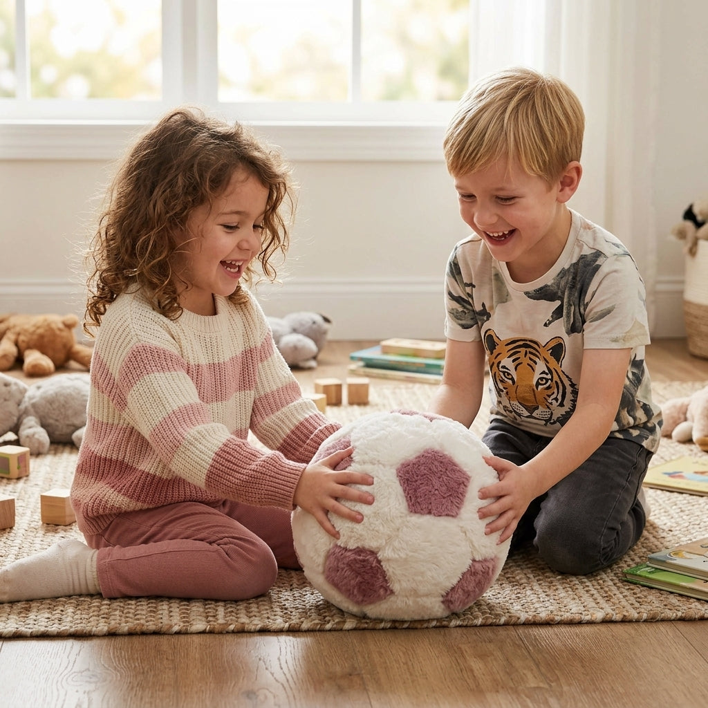 Cozy Sensory Ball (White - Cashmere)