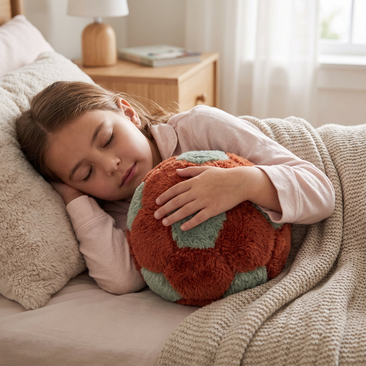 كرة ديكور من CozyFur (هافان - زيتوني فاتح)