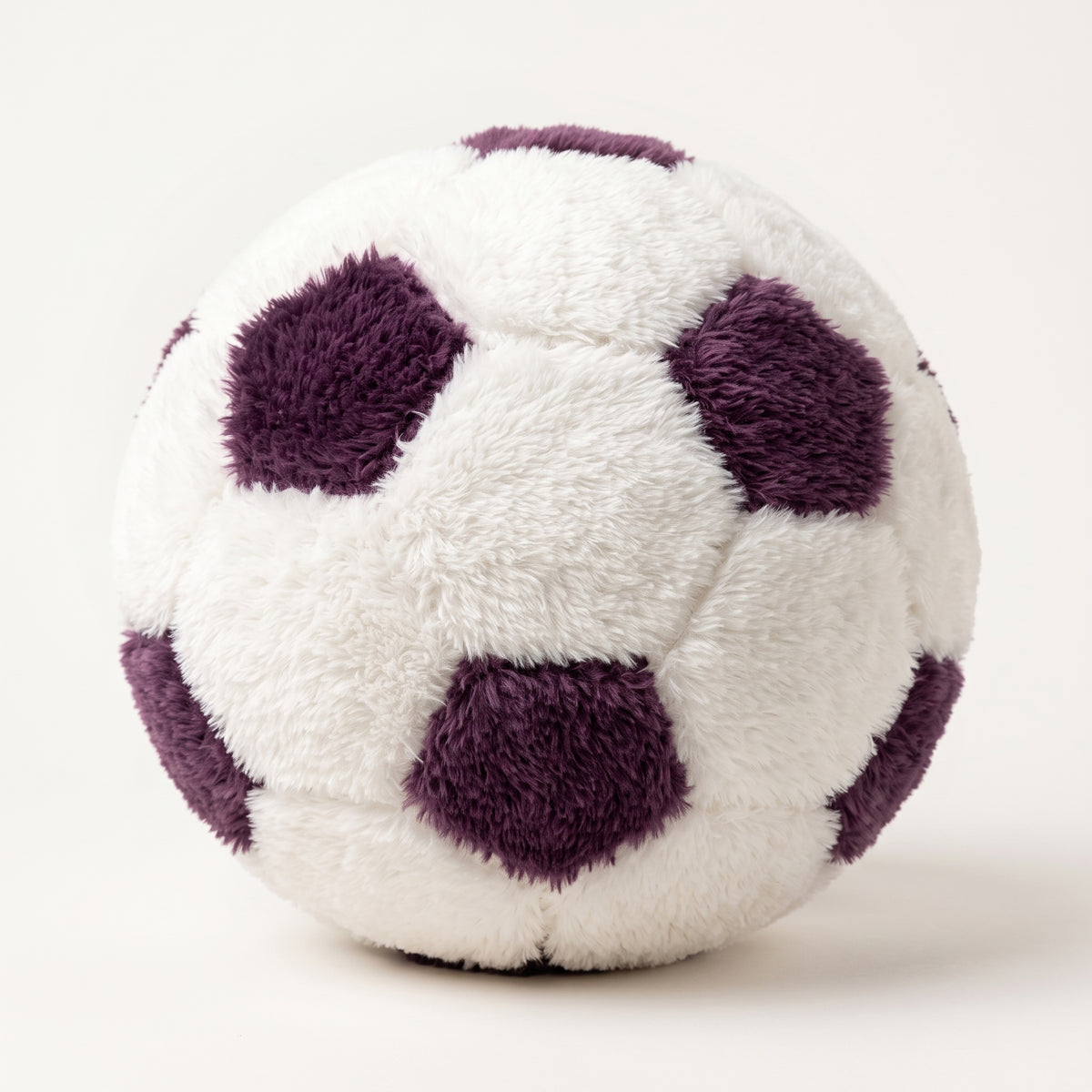 Cozy Fur Decor Ball (White - Mauve) – hero product photo