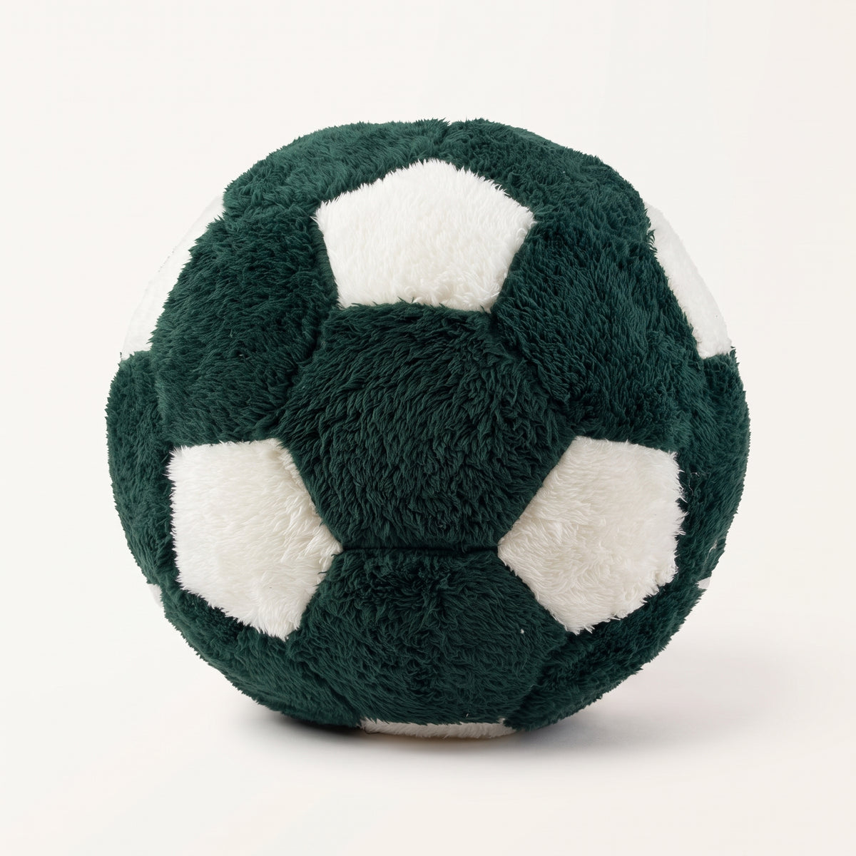 Cozy Fur Decor Ball (Dark Olive Green - White) – hero product photo