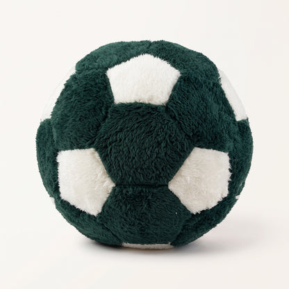 Cozy Fur Decor Ball (Dark Olive Green - White) – hero product photo
