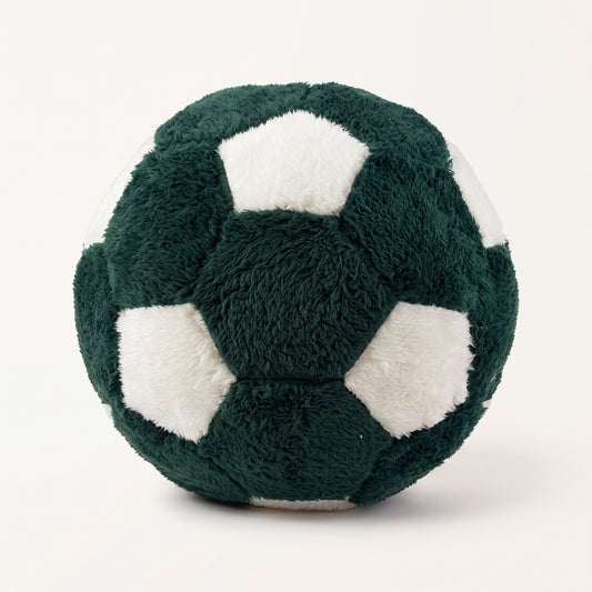 Cozy Fur Decor Ball (Dark Olive Green - White) – hero product photo