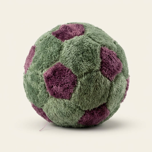 Cozy Fur Decor Ball (Light olive - mauve) – hero product photo