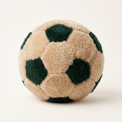 Cozy Fur Decor Ball (Beige - Dark Olive) – hero product photo