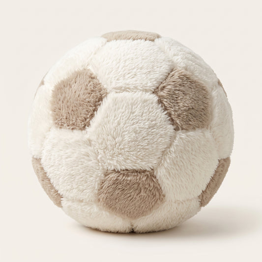 Cozy Fur Decor Ball (White - Beige Cafe) – hero product photo