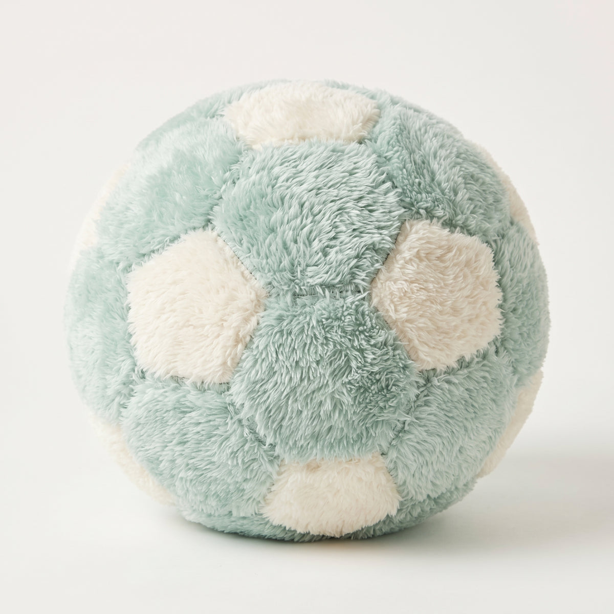 Cozy Fur Decor Ball (White - Mint) – hero product photo