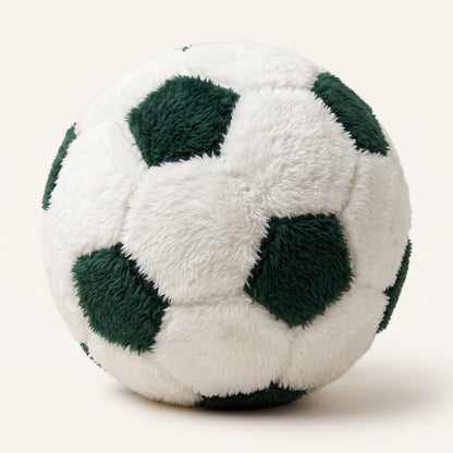 Cozy Fur Decor Ball (White - Dark Olive) – hero product photo