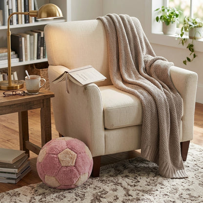 كرة ديكور من CozyFur (كشمير - كافية)