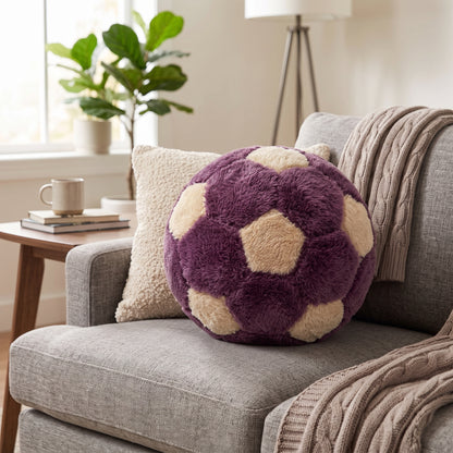 كرة ديكور من CozyFur (موف - كافيه)