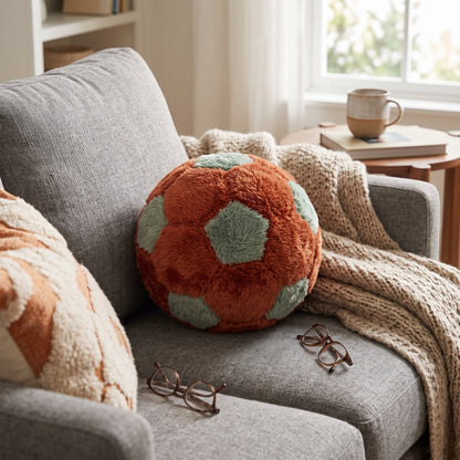 كرة ديكور من CozyFur (هافان - زيتوني فاتح)