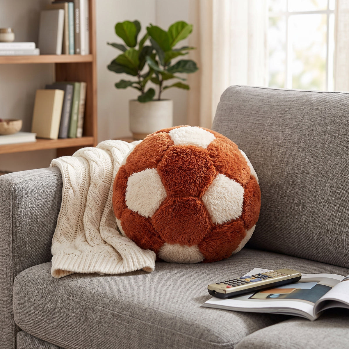 كرة ديكور من CozyFur (هافان - كافيه)