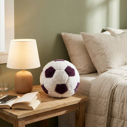 CozyFur Decor Ball (White - Mauve)