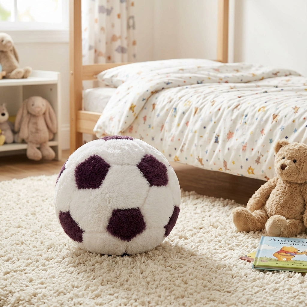 CozyFur Decor Ball (White - Mauve)