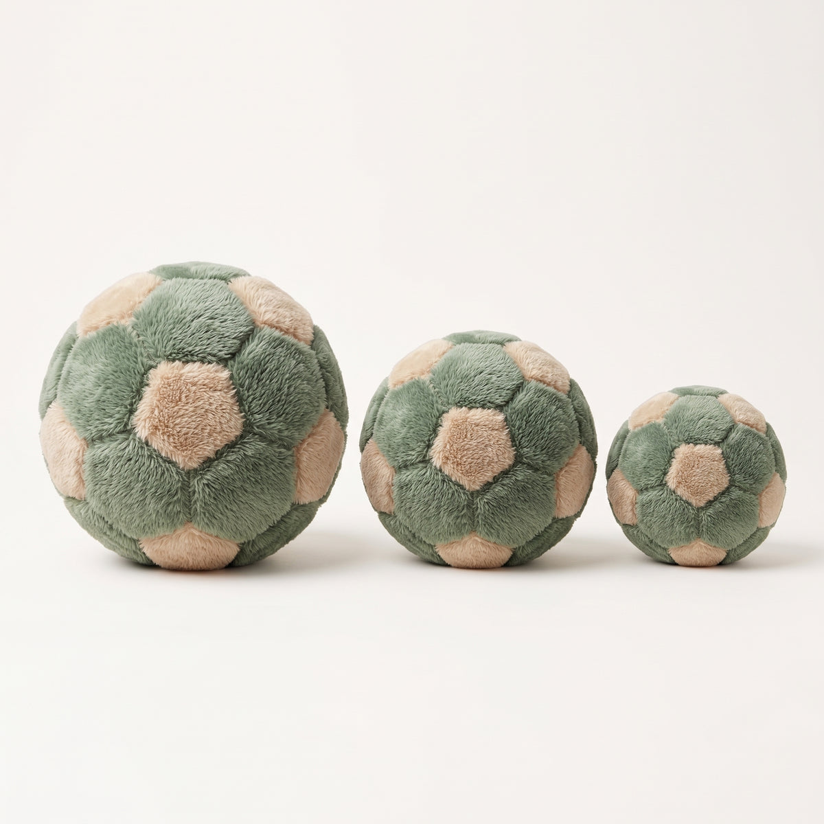 Cozy Fur Decor Ball (Light Olive - Café) – plush fur texture detail