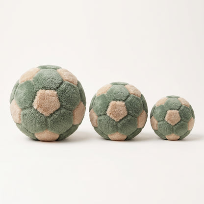 Cozy Fur Decor Ball (Light Olive - Café) – plush fur texture detail