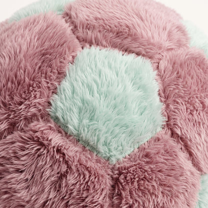Cozy Fur Decor Ball (Kashmir-Mint) – three-size comparison