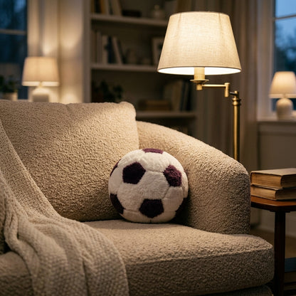 CozyFur Decor Ball (White - Mauve)