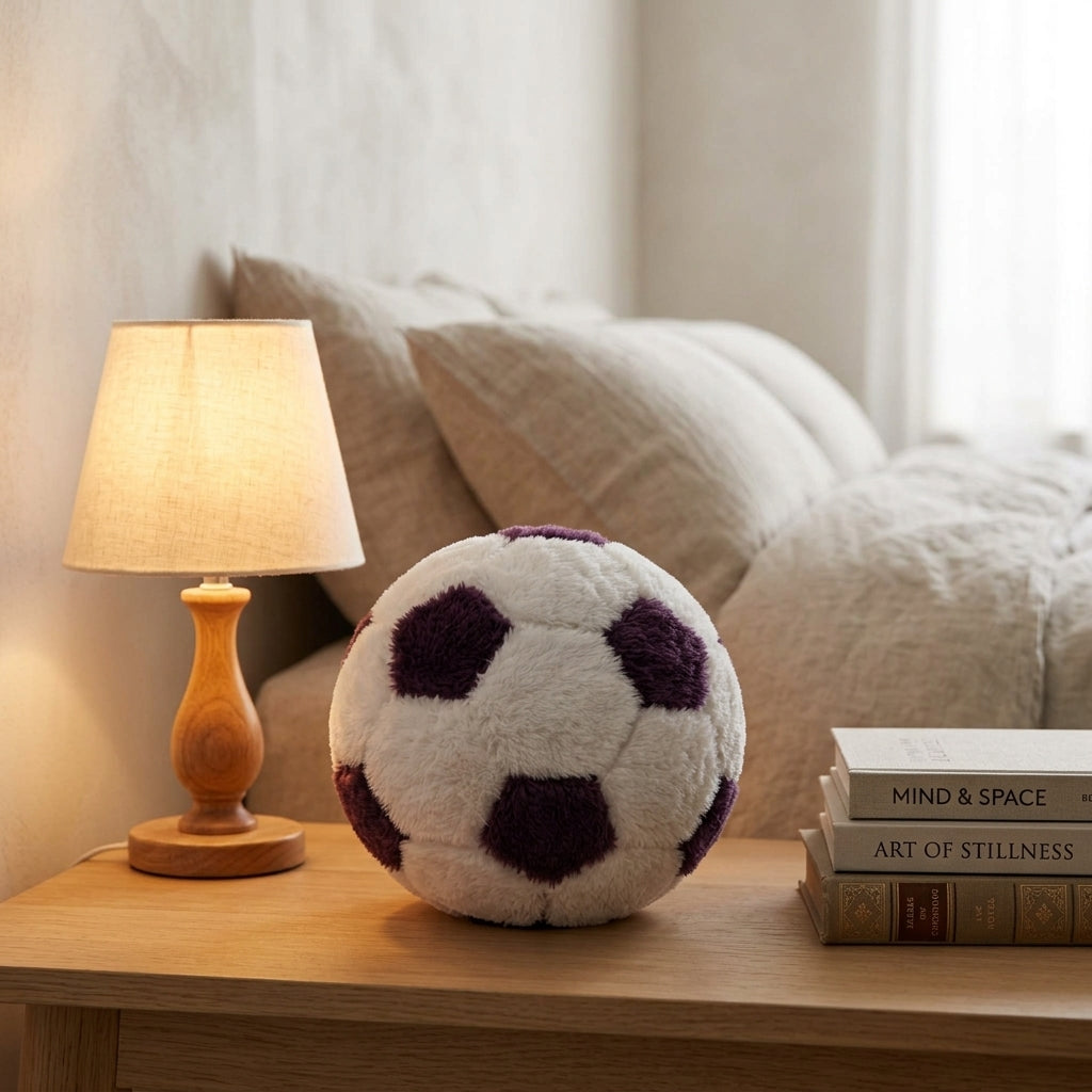 CozyFur Decor Ball (White - Mauve)