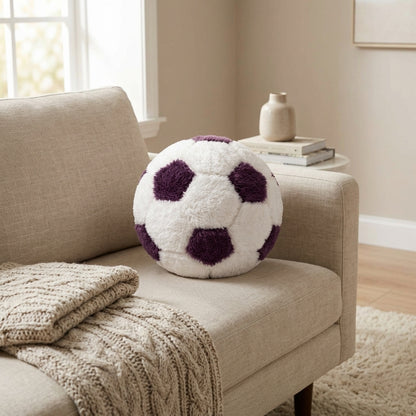 CozyFur Decor Ball (White - Mauve)