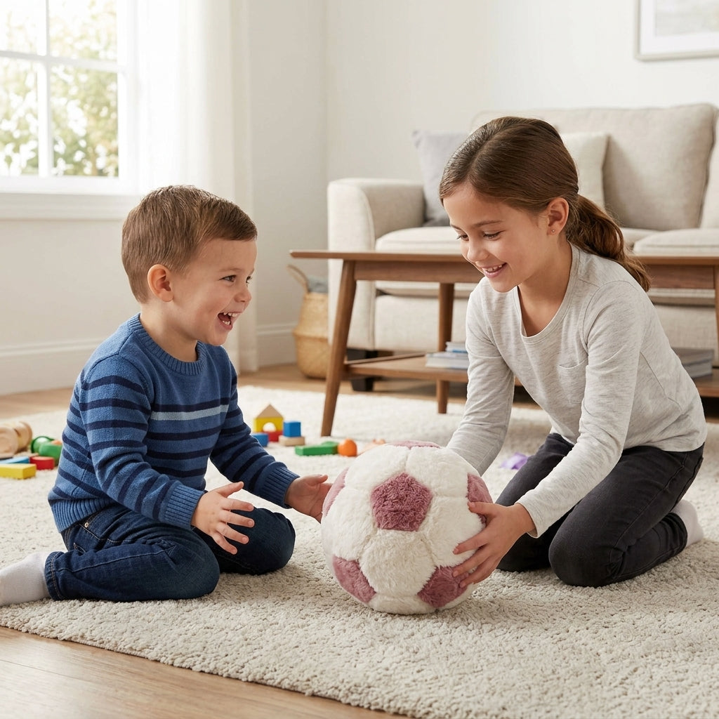 Cozy Sensory Ball (White - Cashmere)