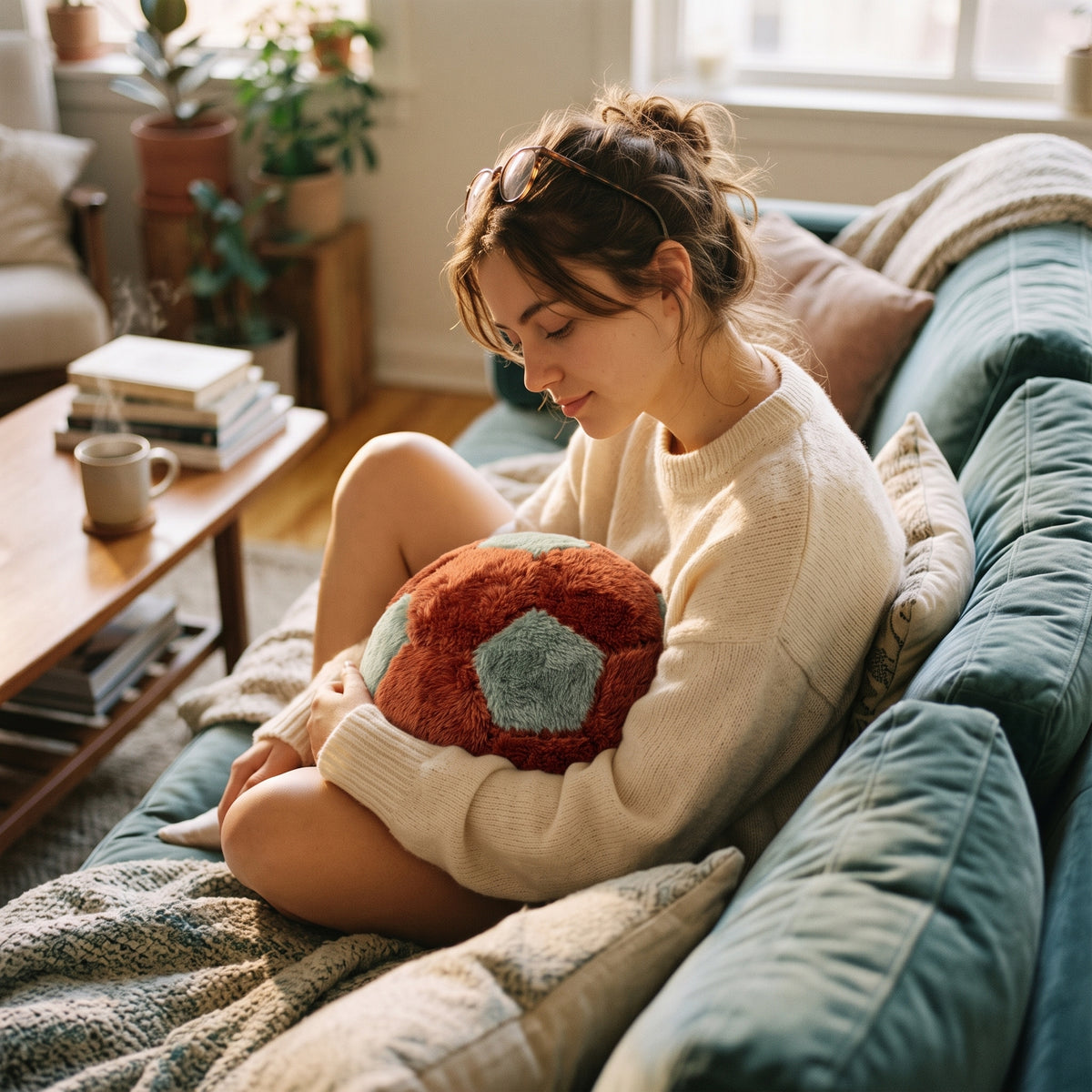 كرة ديكور من CozyFur (هافان - زيتوني فاتح)