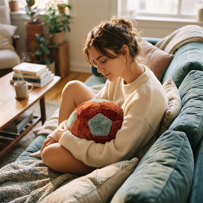 كرة ديكور من CozyFur (هافان - زيتوني فاتح)