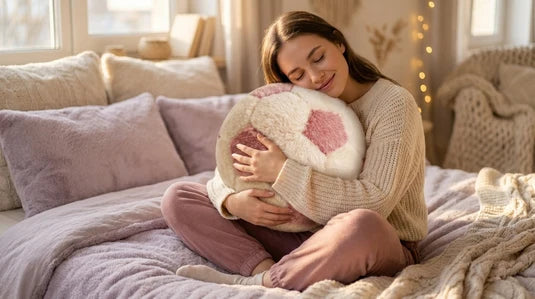 كرة ديكور من CozyFur (أبيض - كشمير)