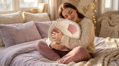 كرة ديكور من CozyFur (أبيض - كشمير)