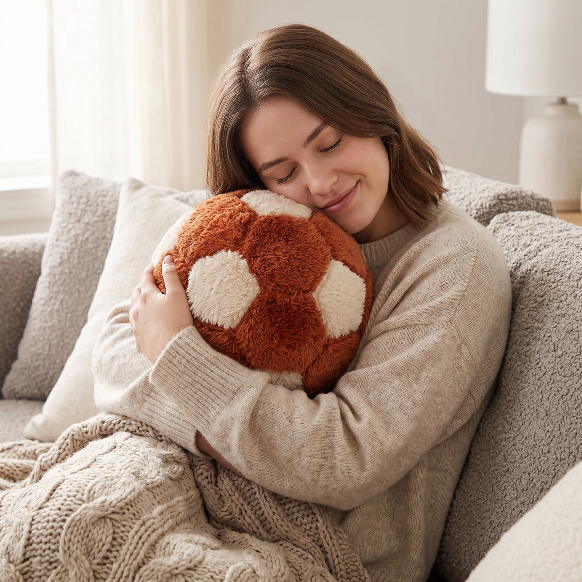 كرة ديكور من CozyFur (هافان - كافيه)